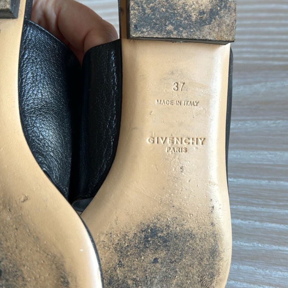 Givenchy Goatskin 4G Flat Toe Ring size 37 - Picture 9 of 11